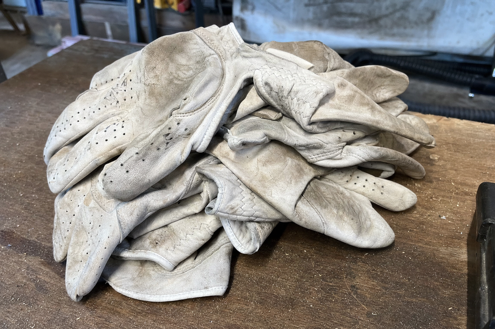 "A glove a month" is not an exaggeration
