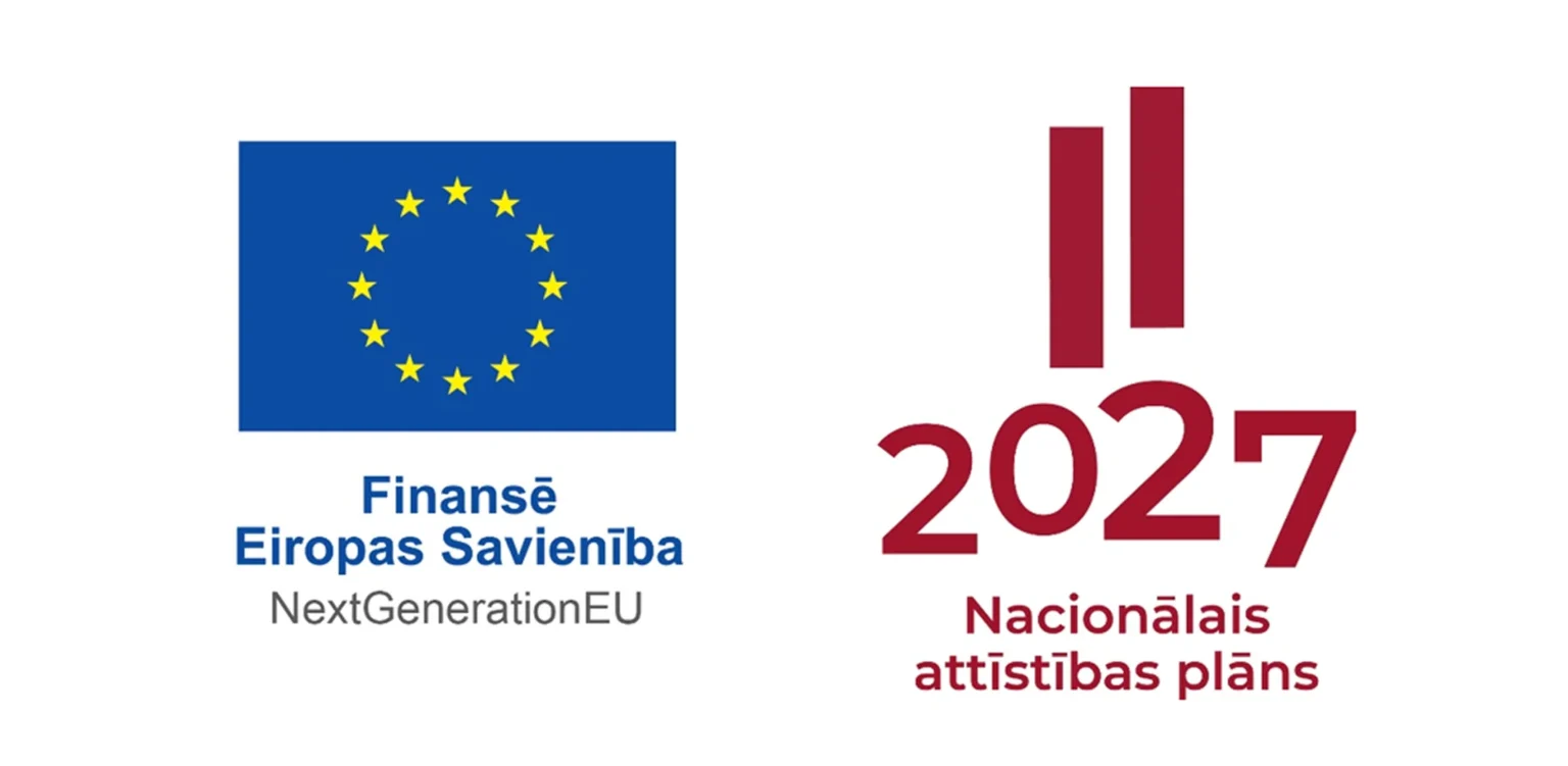 Finansē Eiropas Savienība NextGenerationEU and Nacionālais attīstības plāns 2027